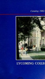 Lycoming College catalog_cover