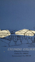 Lycoming College catalog_cover