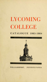 Lycoming, the alumni bulletin_cover