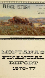 Montana's financial report_cover