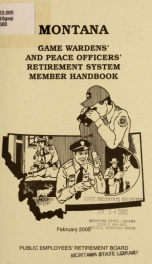Montana game wardens' and peace officers' retirement system member handbook_cover