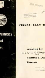 Governor's annual report_cover