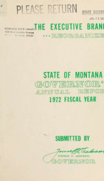 Governor's annual report_cover