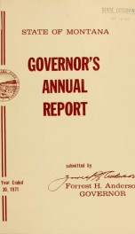 Governor's annual report_cover