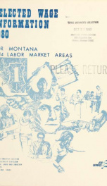 Selected wage information 1980 for Montana and 14 labor market areas_cover