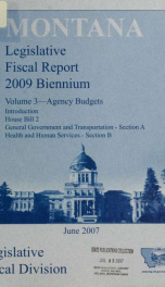 Legislative fiscal report : presented to the ... Legislature_cover