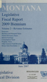 Legislative fiscal report : presented to the ... Legislature_cover