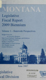 Legislative fiscal report : presented to the ... Legislature_cover