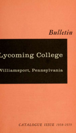 Lycoming, the alumni bulletin_cover