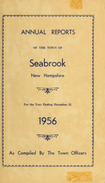 Annual reports of the Town of Seabrook, New Hampshire_cover