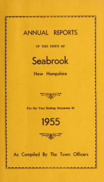 Annual reports of the Town of Seabrook, New Hampshire_cover