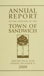 Annual reports Town of Sandwich, New Hampshire_cover