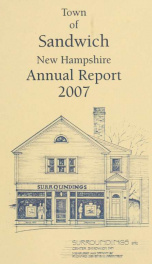 Annual reports Town of Sandwich, New Hampshire_cover