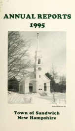 Annual reports Town of Sandwich, New Hampshire_cover