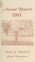 Annual reports Town of Sandwich, New Hampshire_cover