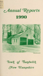 Annual reports Town of Sandwich, New Hampshire_cover