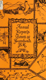 Annual reports Town of Sandwich, New Hampshire_cover