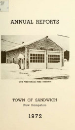 Annual reports Town of Sandwich, New Hampshire_cover