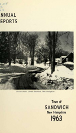 Annual reports Town of Sandwich, New Hampshire_cover