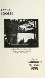 Annual reports Town of Sandwich, New Hampshire_cover