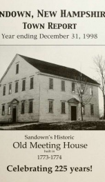 Annual reports for the Town of Sandown, New Hampshire_cover