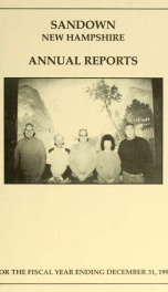 Annual reports for the Town of Sandown, New Hampshire_cover