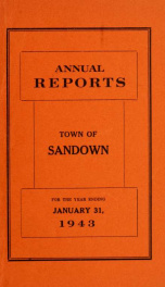 Annual reports for the Town of Sandown, New Hampshire_cover