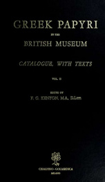 Greek papyri in the British Museum .._cover