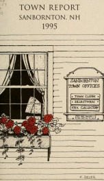 Annual report of the Town of Sanbornton, New Hampshire_cover