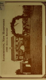 Annual report of the Town of Sanbornton, New Hampshire_cover