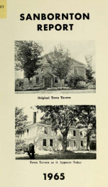 Annual report of the Town of Sanbornton, New Hampshire_cover