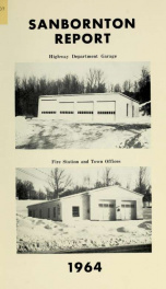 Annual report of the Town of Sanbornton, New Hampshire_cover