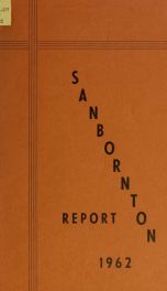 Annual report of the Town of Sanbornton, New Hampshire_cover