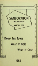 Annual report of the Town of Sanbornton, New Hampshire_cover