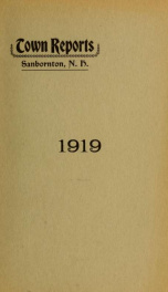 Annual report of the Town of Sanbornton, New Hampshire_cover