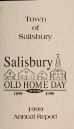 Town of Salisbury, New Hampshire annual report_cover