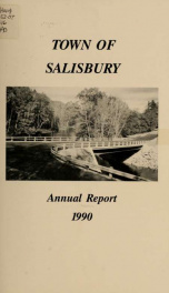 Town of Salisbury, New Hampshire annual report_cover