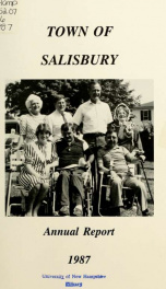 Town of Salisbury, New Hampshire annual report_cover