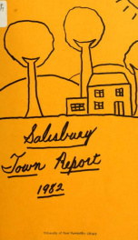 Town of Salisbury, New Hampshire annual report_cover