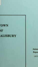 Town of Salisbury, New Hampshire annual report_cover