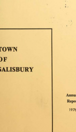 Town of Salisbury, New Hampshire annual report_cover