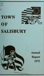 Town of Salisbury, New Hampshire annual report_cover