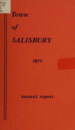 Town of Salisbury, New Hampshire annual report_cover