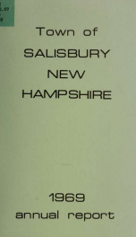 Town of Salisbury, New Hampshire annual report_cover