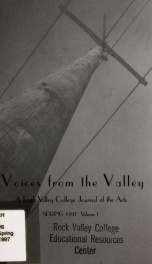 Voices from the valley : a Rock Valley College journal of the arts (1997 - 1999)_cover