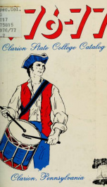 Clarion State College. Clarion, Pennsylvania. Catalog Issue 1976-1977._cover