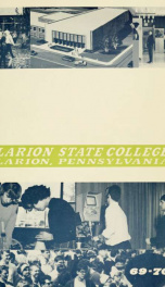 Clarion State College. Clarion, Pennsylvania. Catalogue Issue 1969-1970._cover
