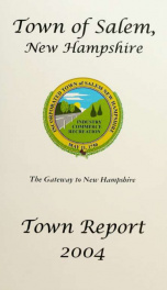 Annual report of the Town of Salem, New Hampshire_cover