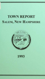 Annual report of the Town of Salem, New Hampshire_cover