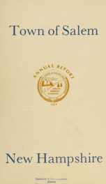 Annual report of the Town of Salem, New Hampshire_cover